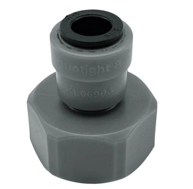 Duotight Push In Fitting – 8mm(5/16) Push In To 5/8"