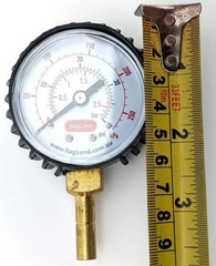 Push in Pressure Gauge 0-40psi