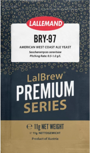 Lallemand LalBrew Premium Series BRY-97 yeast packet 