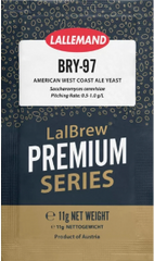 Lallemand LalBrew Premium Series BRY-97 yeast packet 
